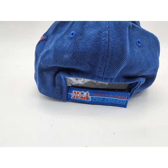 Super Bowl XLI 2007 Adjustable‎ White Embroidered Cap Colts Bears - Picture 5 of 7